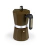 Monix Cafetera italiana Induction Cream M671012 de 12 tazas, marrón